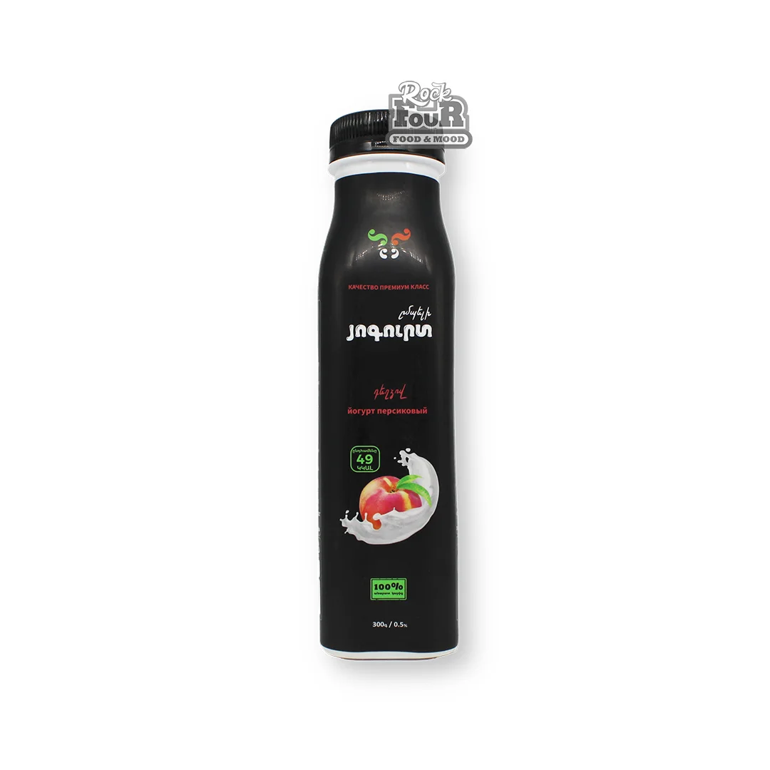 Drinking yogurt "Dili" with peach 0.5% 300g